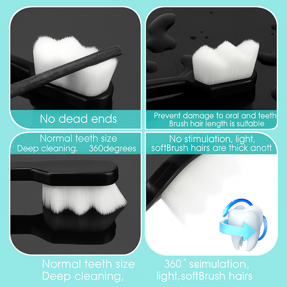 World Softest Bristle Toothbrush™ 4 Pcs With Travel Case